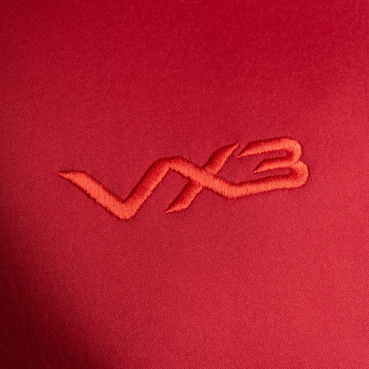 VX3 Scarlets Vertex Training Hoody Red/Navy 2025/26 - Rugbystuff.com