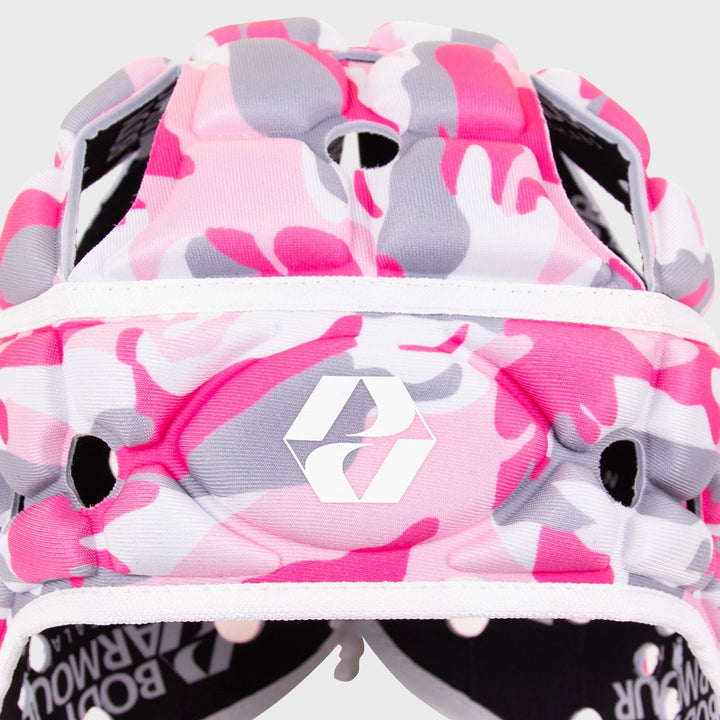 Body Armour Kid's Ventilator Rugby Headguard Pink Camo - Rugbystuff.com