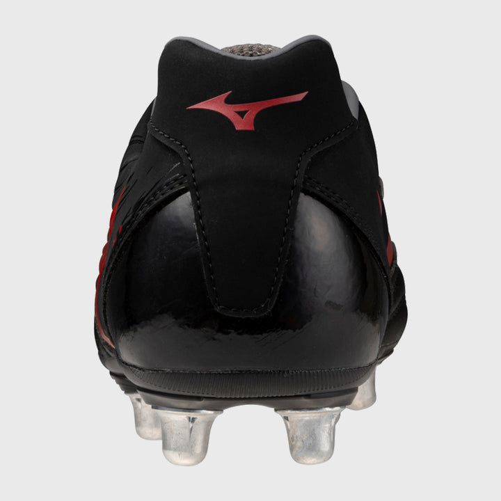 Mizuno Waitangi PS Rugby Boots Black/Red - Rugbystuff.com