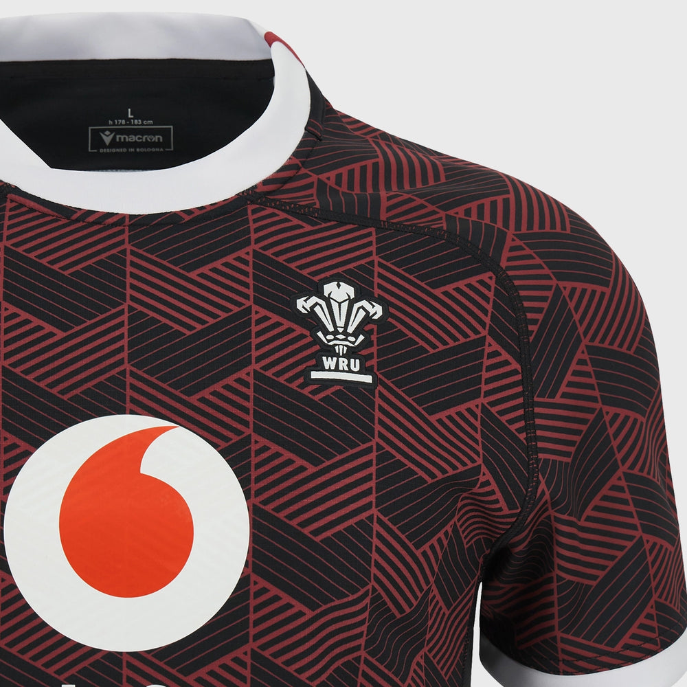 Macron Wales Training Rugby Jersey 2023/24 - Rugbystuff.com