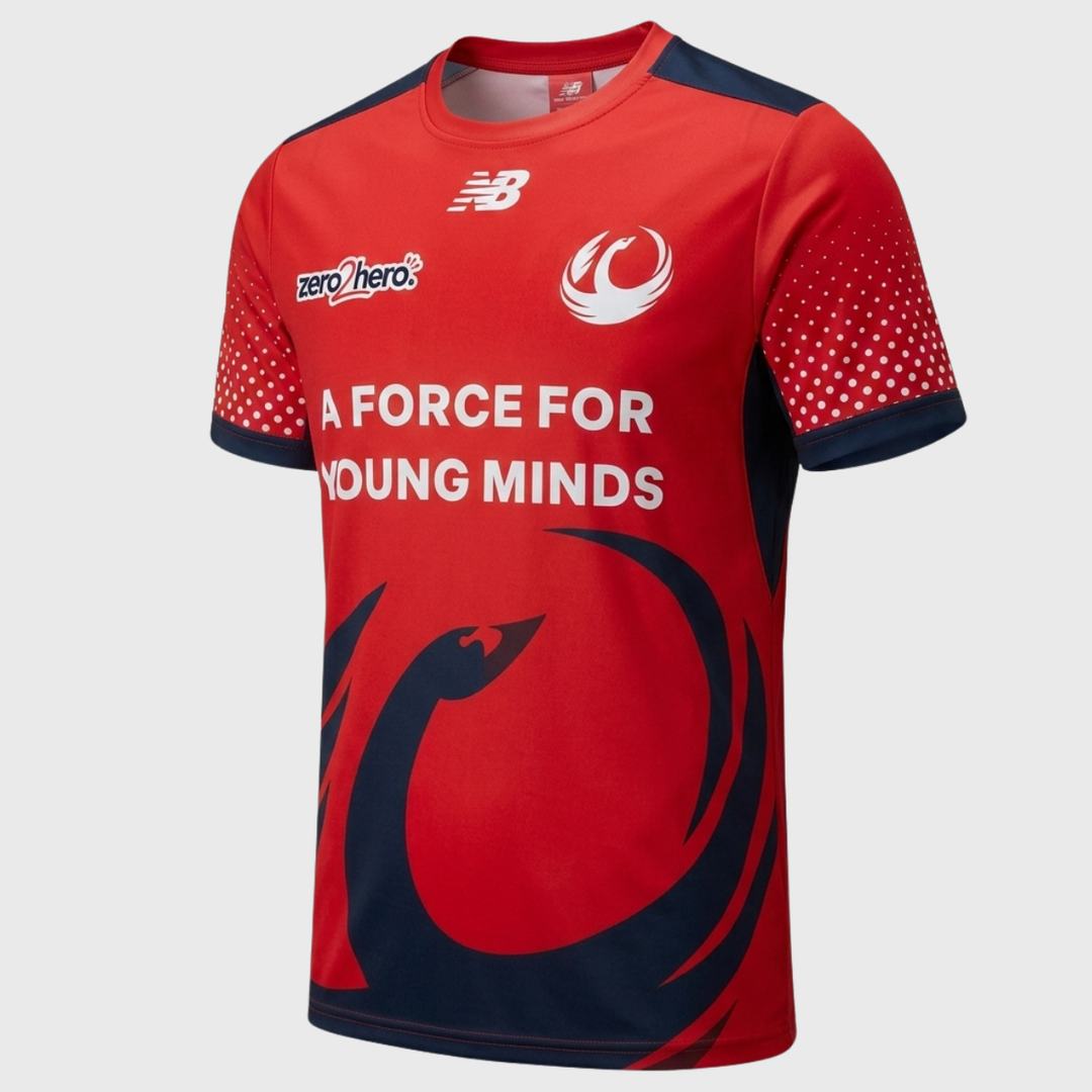New Balance Western Force Player's Warm Up Tee 2026 - Rugbystuff.com