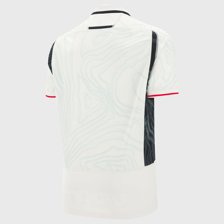 Macron Wales WRWC 2025 Men's Away Replica Shirt - Rugbystuff.com