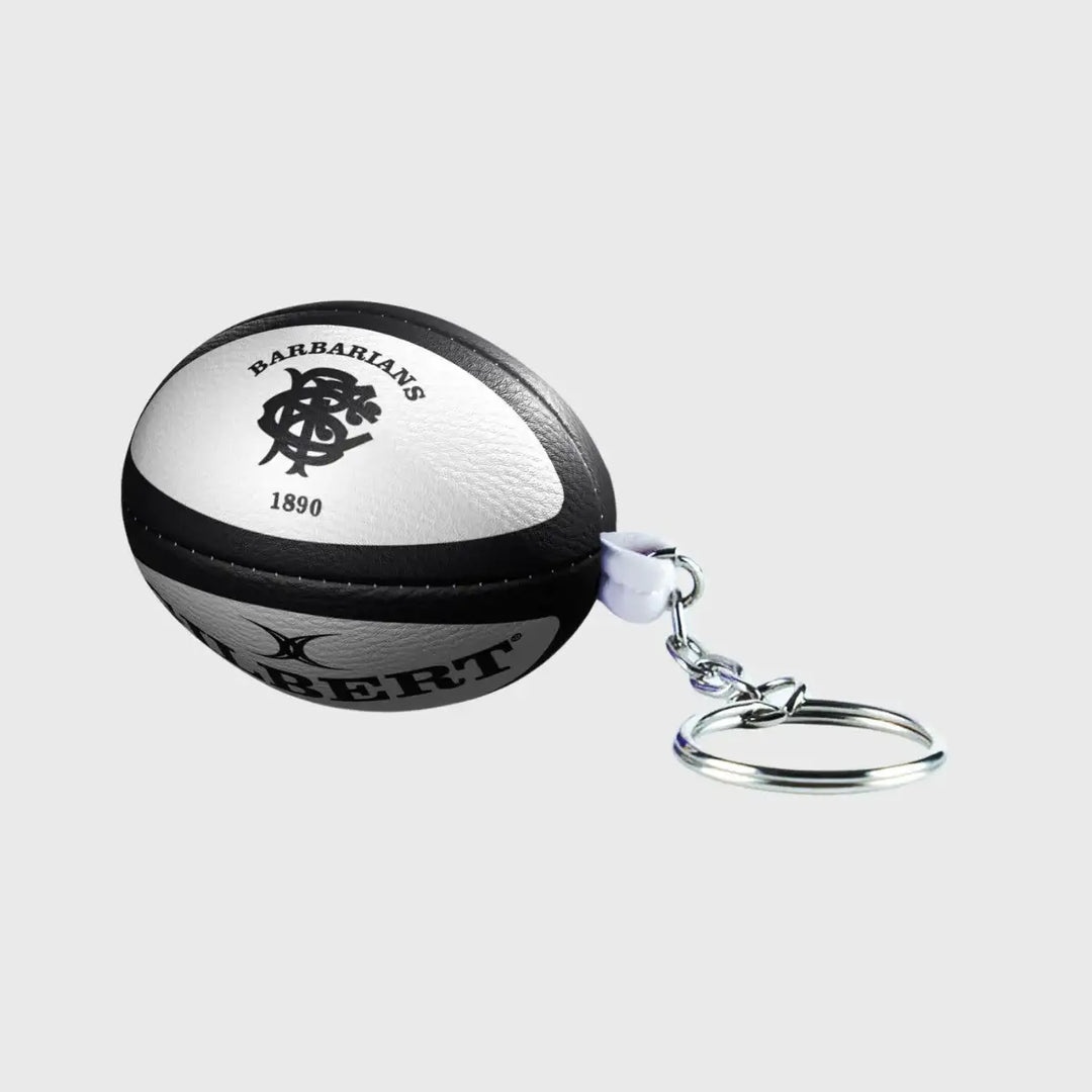 Gilbert Barbarians Replica Rugby Ball Keyring - Rugbystuff.com