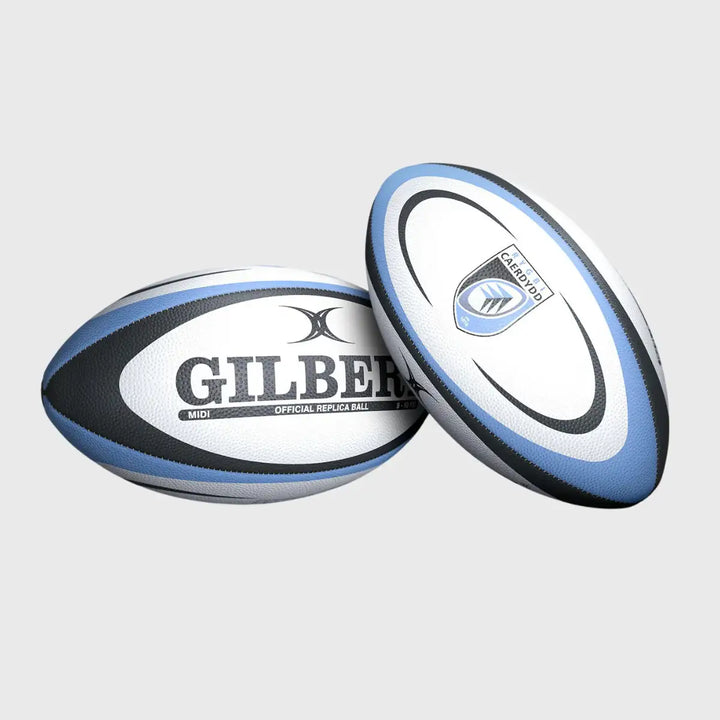 Gilbert Cardiff Replica Midi Rugby Ball - Rugbystuff.com