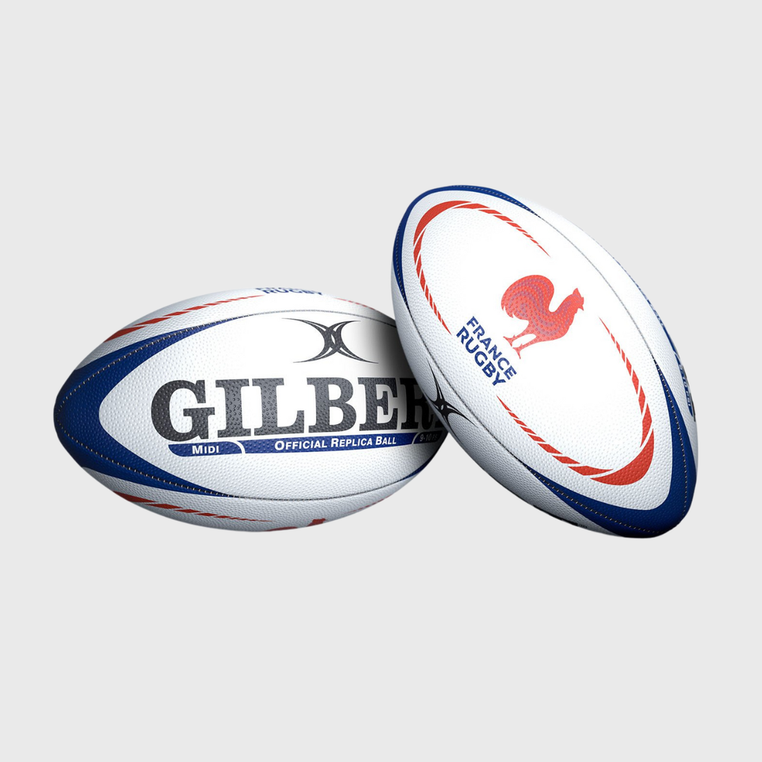 Gilbert France Replica Midi Rugby Ball - Rugbystuff.com