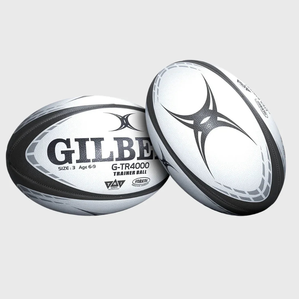 Gilbert G-TR4000 Training Rugby Ball Black Size 3 - Rugbystuff.com
