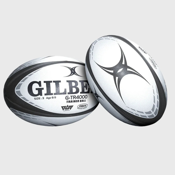 Gilbert G-TR4000 Training Rugby Ball Black Size 3 - Rugbystuff.com