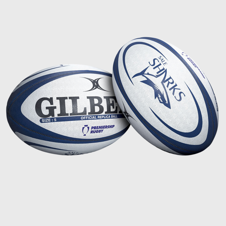 Gilbert Sale Sharks Replica Rugby Ball - Rugbystuff.com