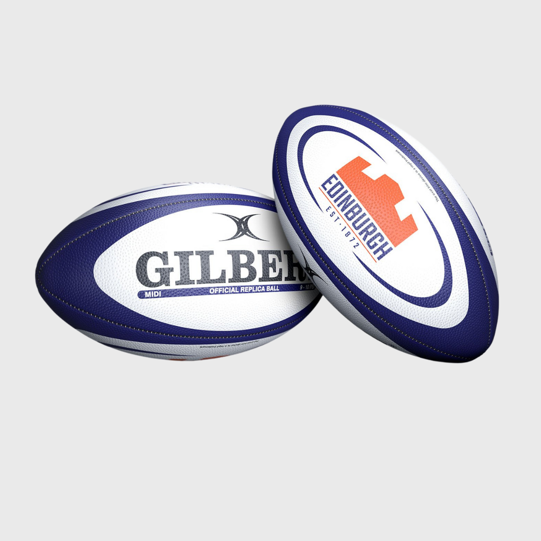 Gilbert Edinburgh Replica Midi Rugby Ball - Rugbystuff.com