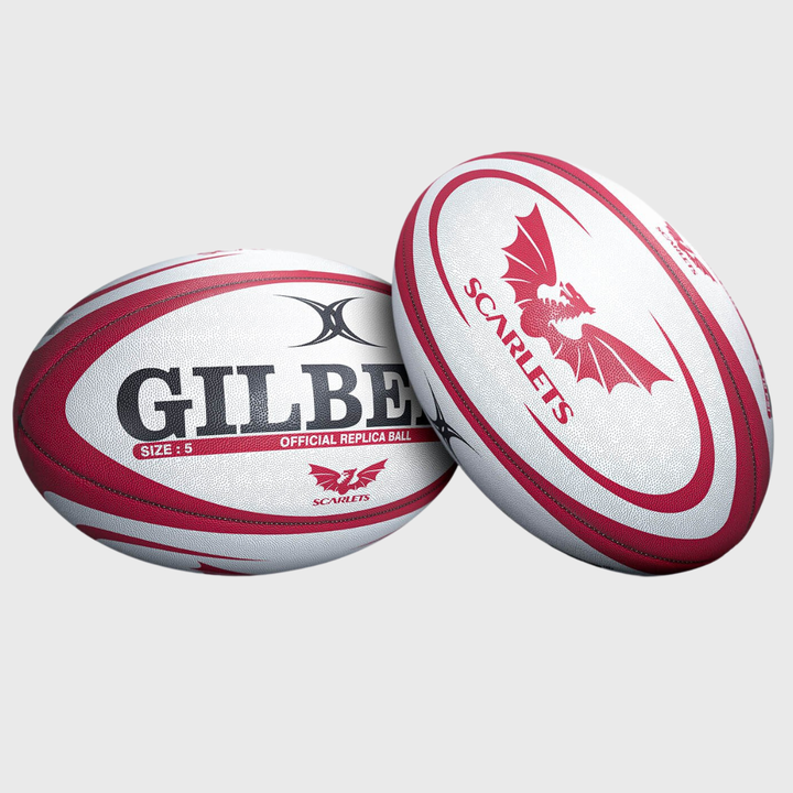 Gilbert Scarlets Replica Rugby Ball - Rugbystuff.com