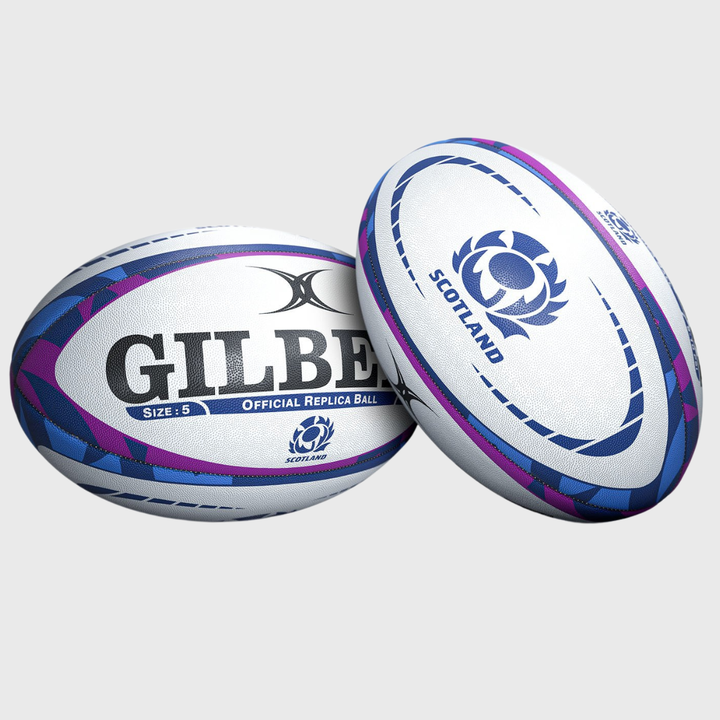 Gilbert Scotland Replica Rugby Ball Navy/Purple - Rugbystuff.com