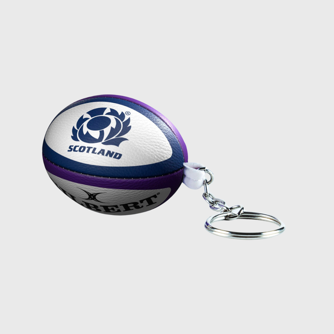 Gilbert Scotland Replica Rugby Ball Keyring - Rugbystuff.com