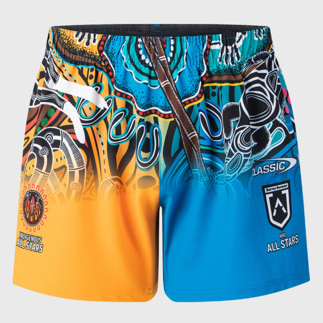 Classic Indigenous All Stars Rugby Shorts 2026 - Rugbystuff.com
