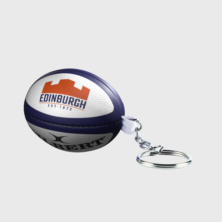 Gilbert Edinburgh Replica Rugby Ball Keyring - Rugbystuff.com