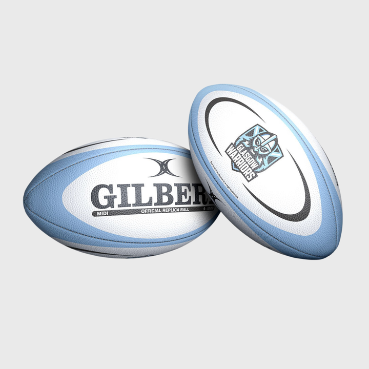 Gilbert Glasgow Warriors Mini Rugby Ball - Rugbystuff.com
