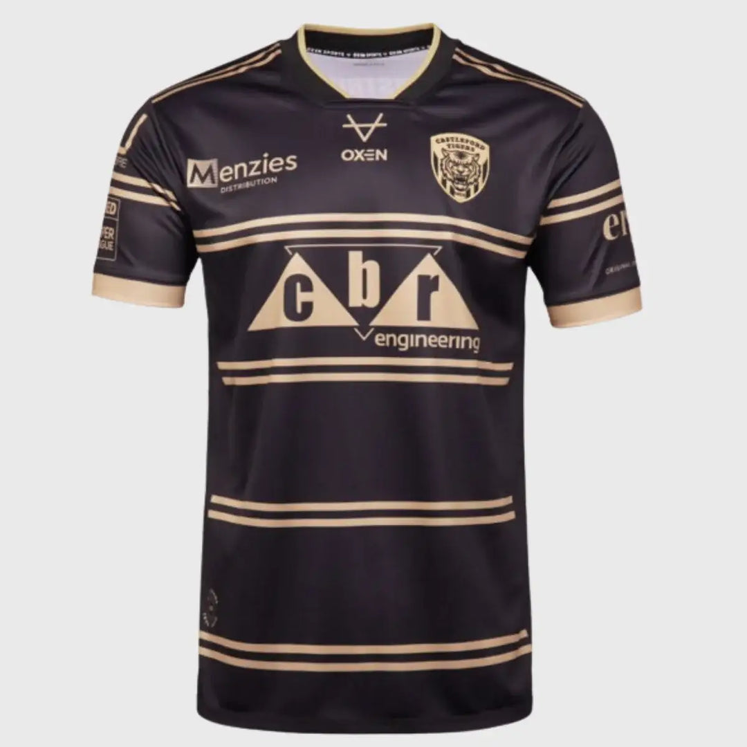 Oxen Castleford Tigers Centenary Replica Rugby Shirt 2026 - Rugbystuff.com