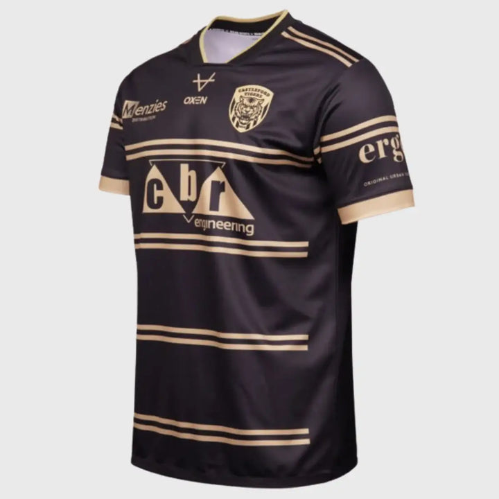 Oxen Castleford Tigers Centenary Replica Rugby Shirt 2026 - Rugbystuff.com