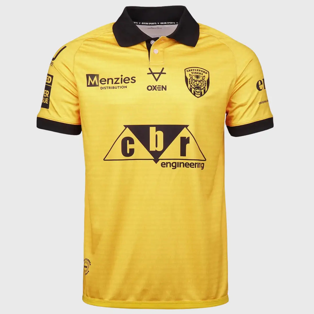 Oxen Castleford Tigers Home Replica Rugby Shirt 2026 - Rugbystuff.com