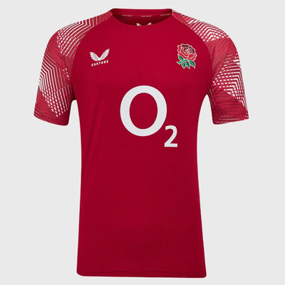 Castore England Rugby Men's Pre-Match Tee Jester Red