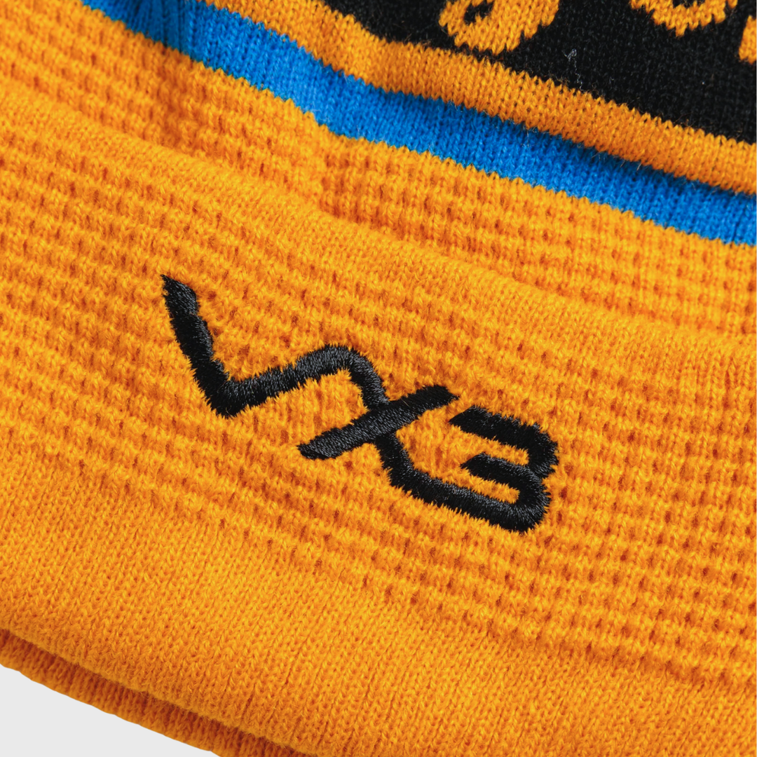 VX3 Dragons Bobble Beanie Hat Gold/Black 2026/27
