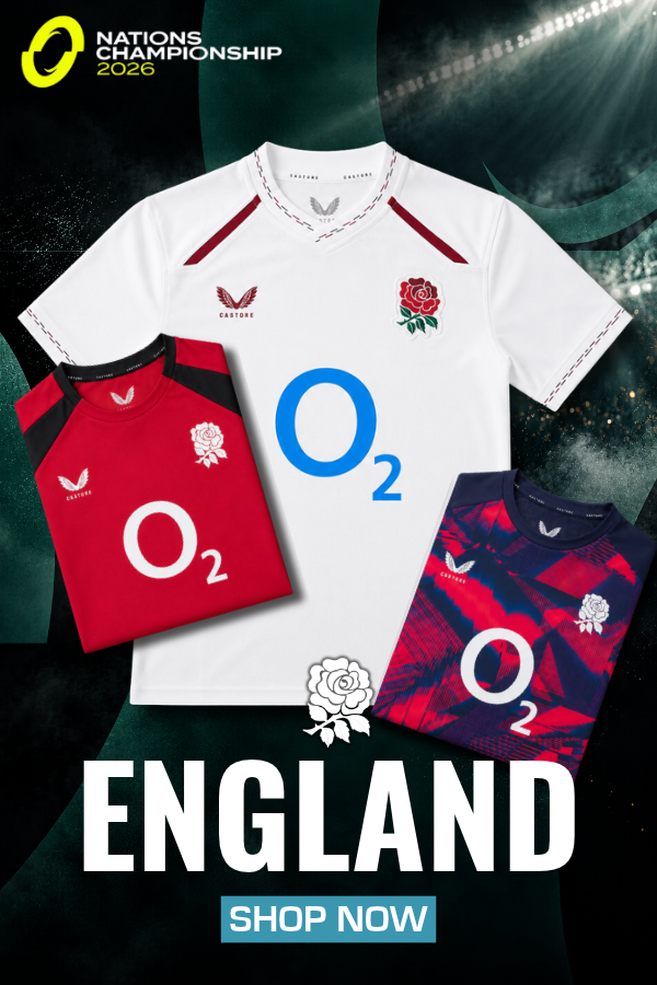 England Rugby Shirts & Kit