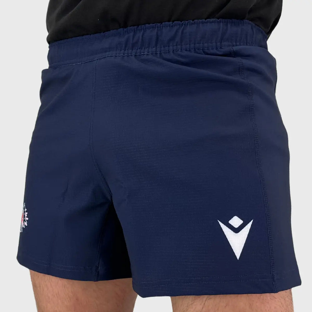 Macron New England Free Jacks MLR Home Rugby Shorts 2025 - Rugbystuff.com