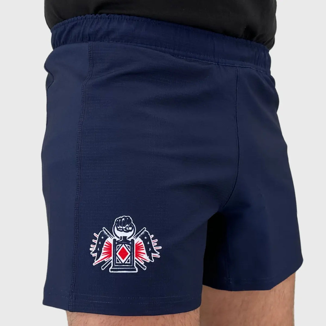Macron New England Free Jacks MLR Home Rugby Shorts 2025 - Rugbystuff.com