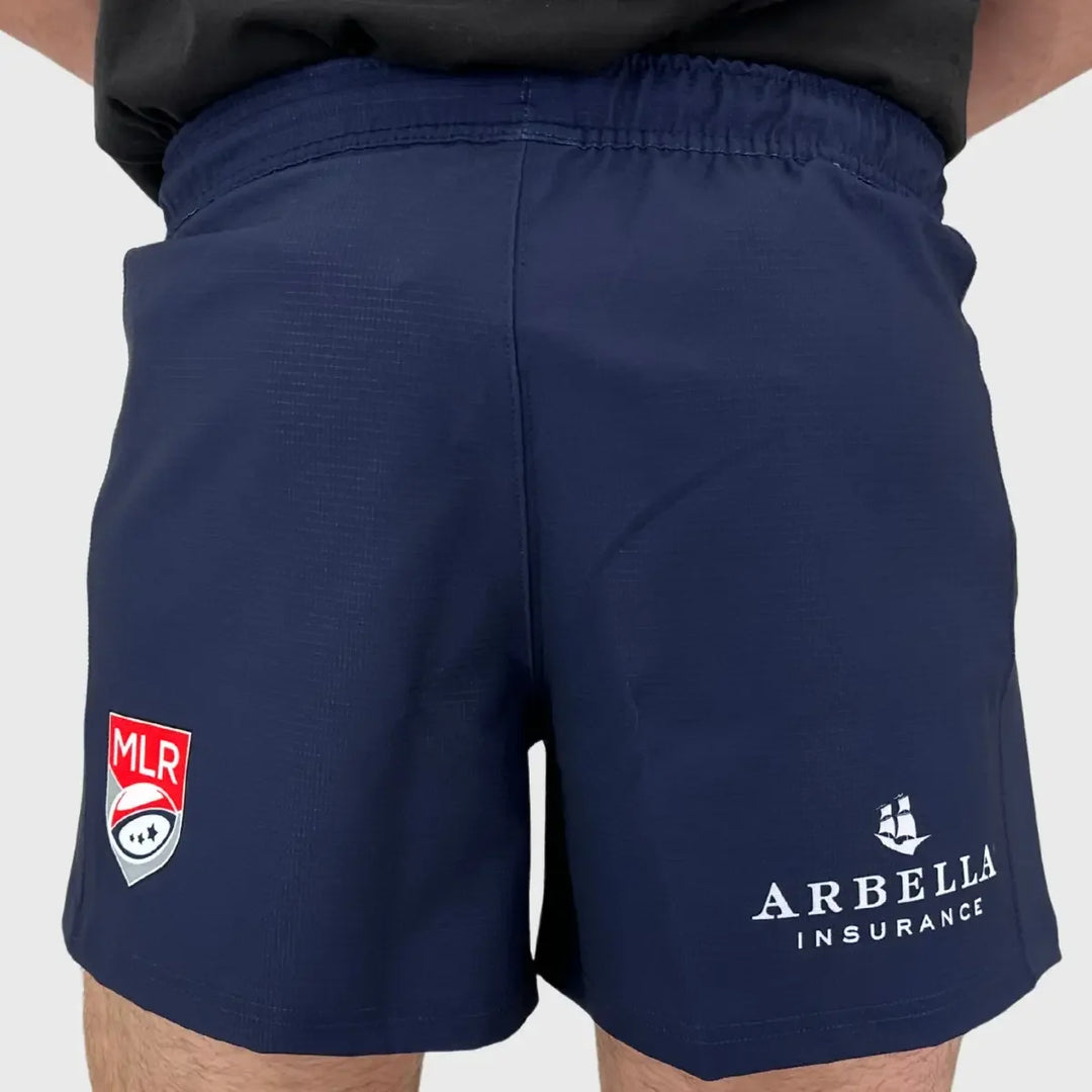 Macron New England Free Jacks MLR Home Rugby Shorts 2025 - Rugbystuff.com
