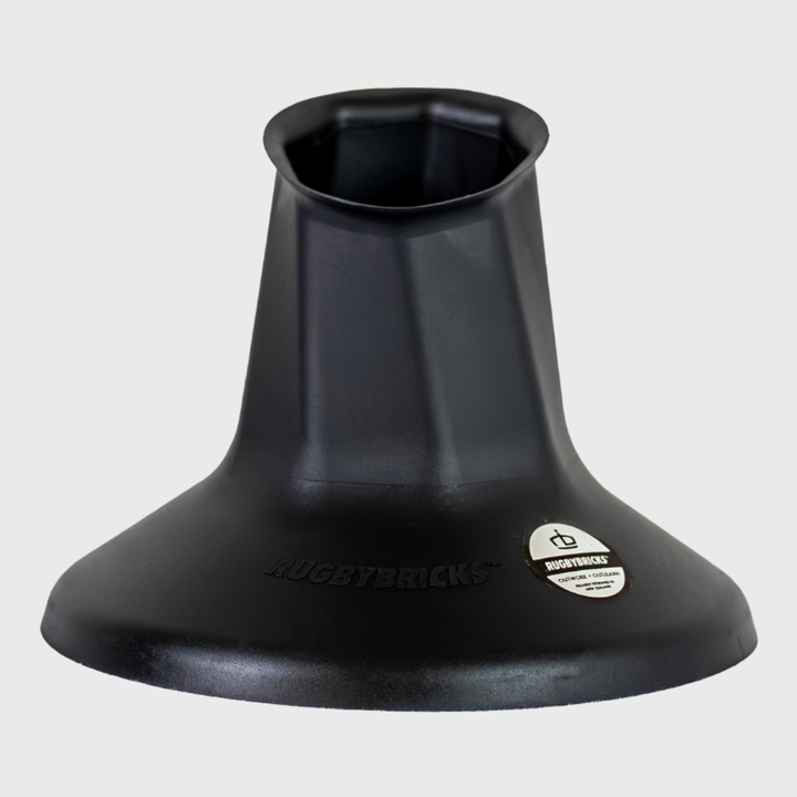 Rugby Bricks Vortex High Kicking Tee Matte Black - Rugbystuff.com