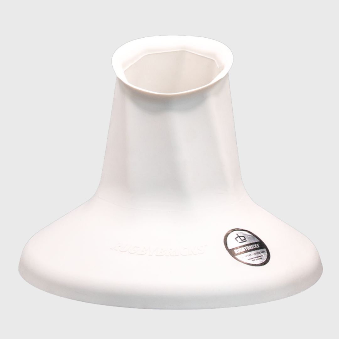 Rugby Bricks Vortex High Kicking Tee Snow White - Rugbystuff.com