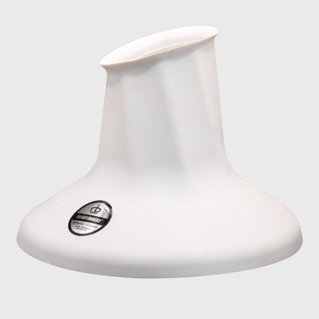 Rugby Bricks Vortex High Kicking Tee Snow White - Rugbystuff.com