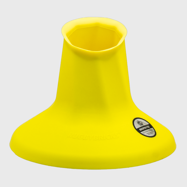 Rugby Bricks Vortex High Kicking Tee Neon Yellow - Rugbystuff.com