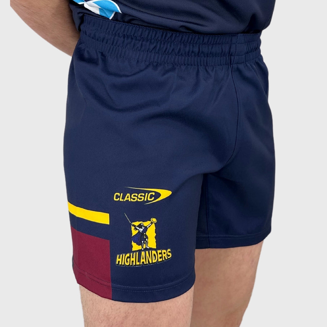 Classic Highlanders Super Rugby Onfield Shorts - Rugbystuff.com