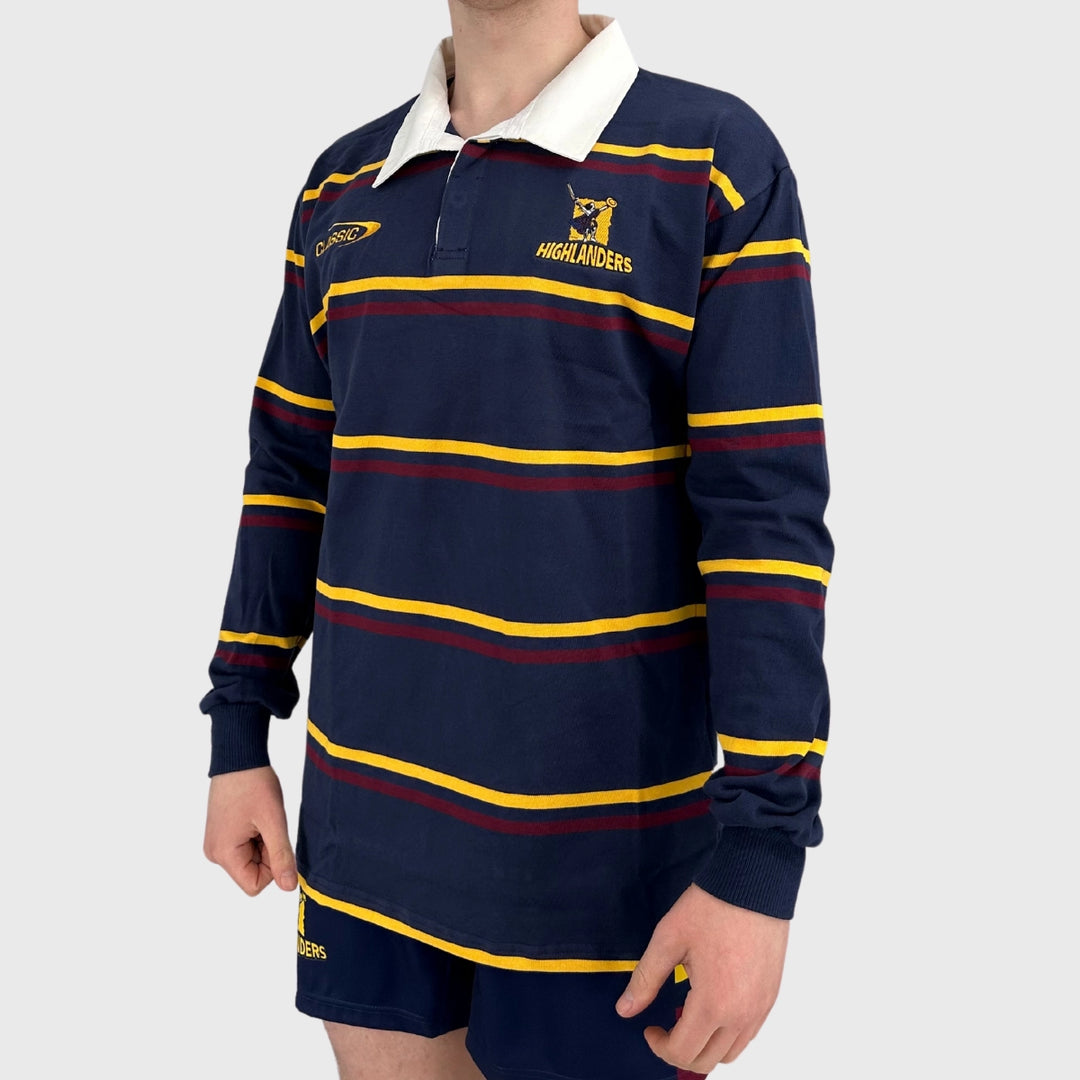 ウェア Otago highlanders 2000s rugby shirt M Otago highlanders 2000s rugby shirt M