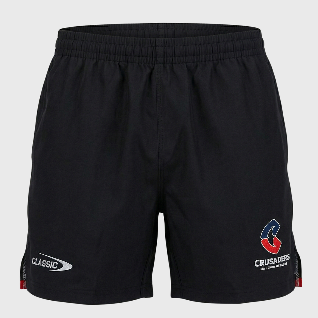 Classic Crusaders Super Rugby Performance Gym Shorts - Rugbystuff.com