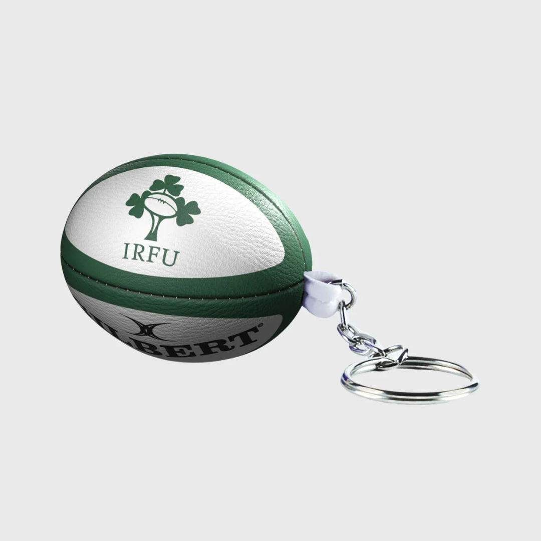 Gilbert Ireland Replica Rugby Ball Keyring - Rugbystuff.com