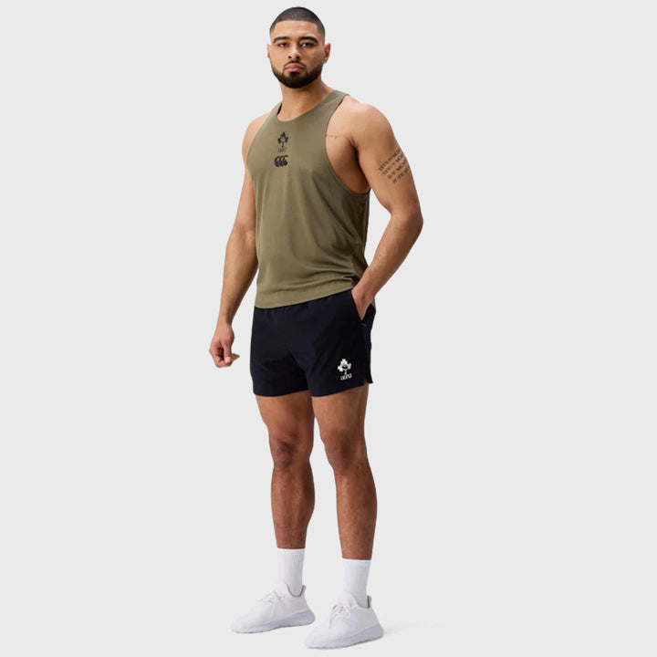 Canterbury Ireland Rugby Gym Shorts Black - Rugbystuff.com