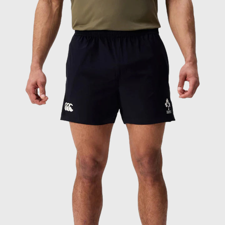 Canterbury Ireland Rugby Gym Shorts Black - Rugbystuff.com