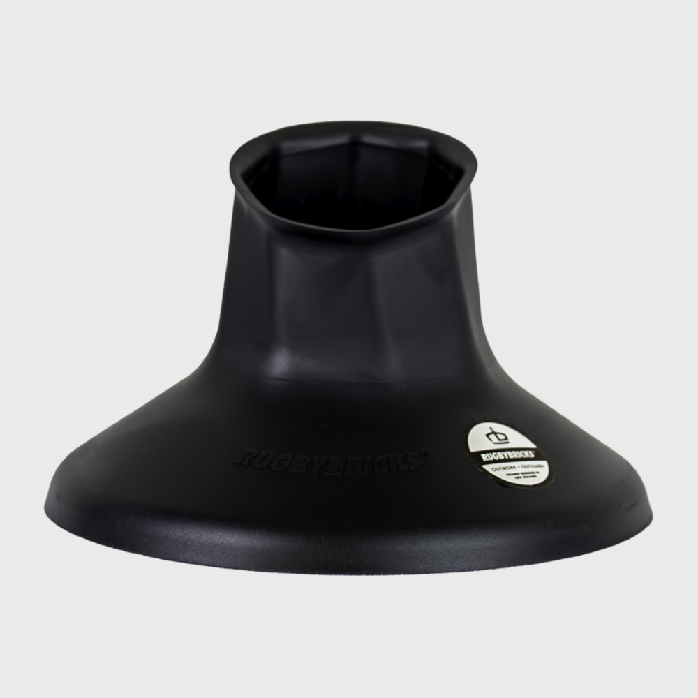 Rugby Bricks Vortex Mid Kicking Tee Matte Black - Rugbystuff.com