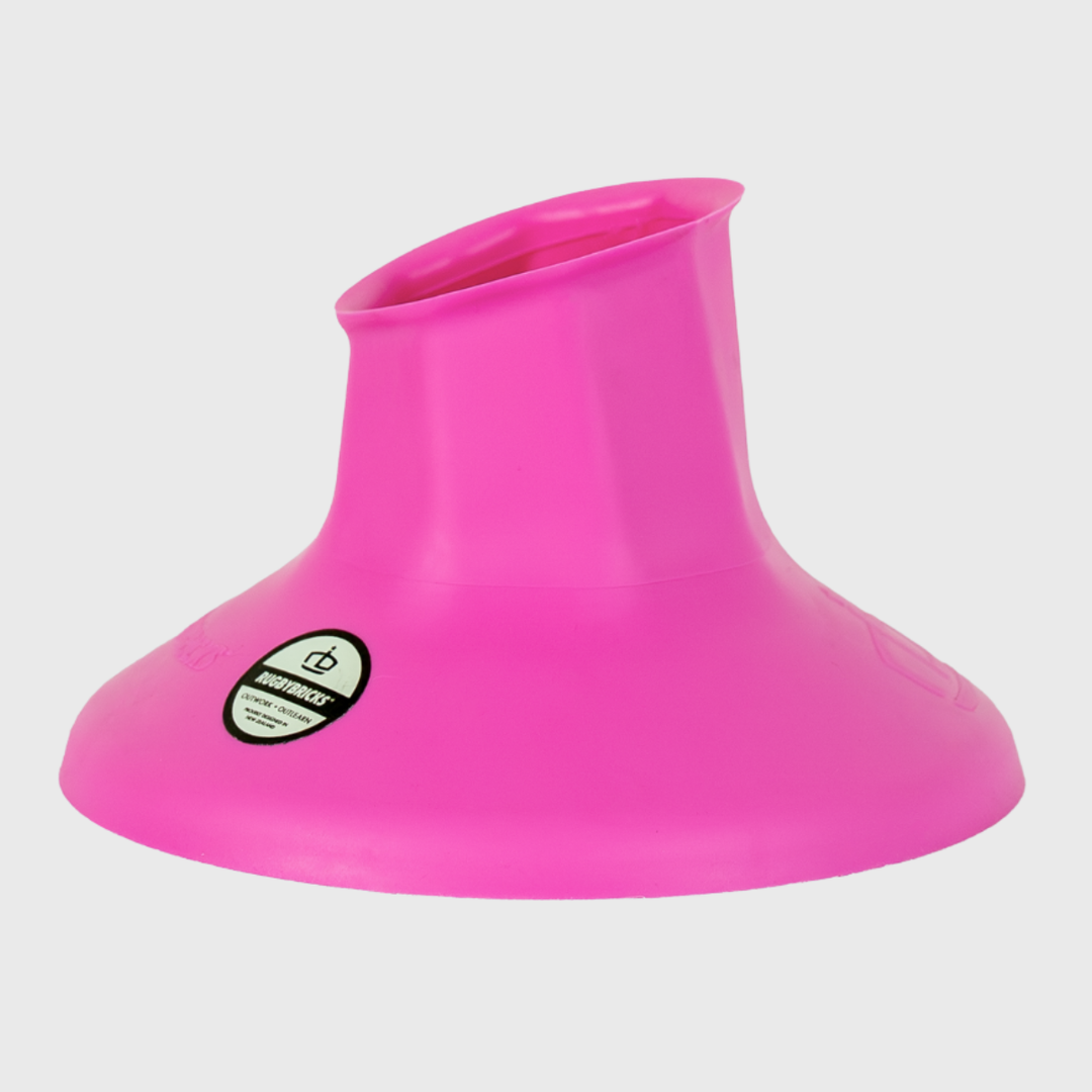 Rugby Bricks Vortex Mid Kicking Tee Hot Pink - Rugbystuff.com