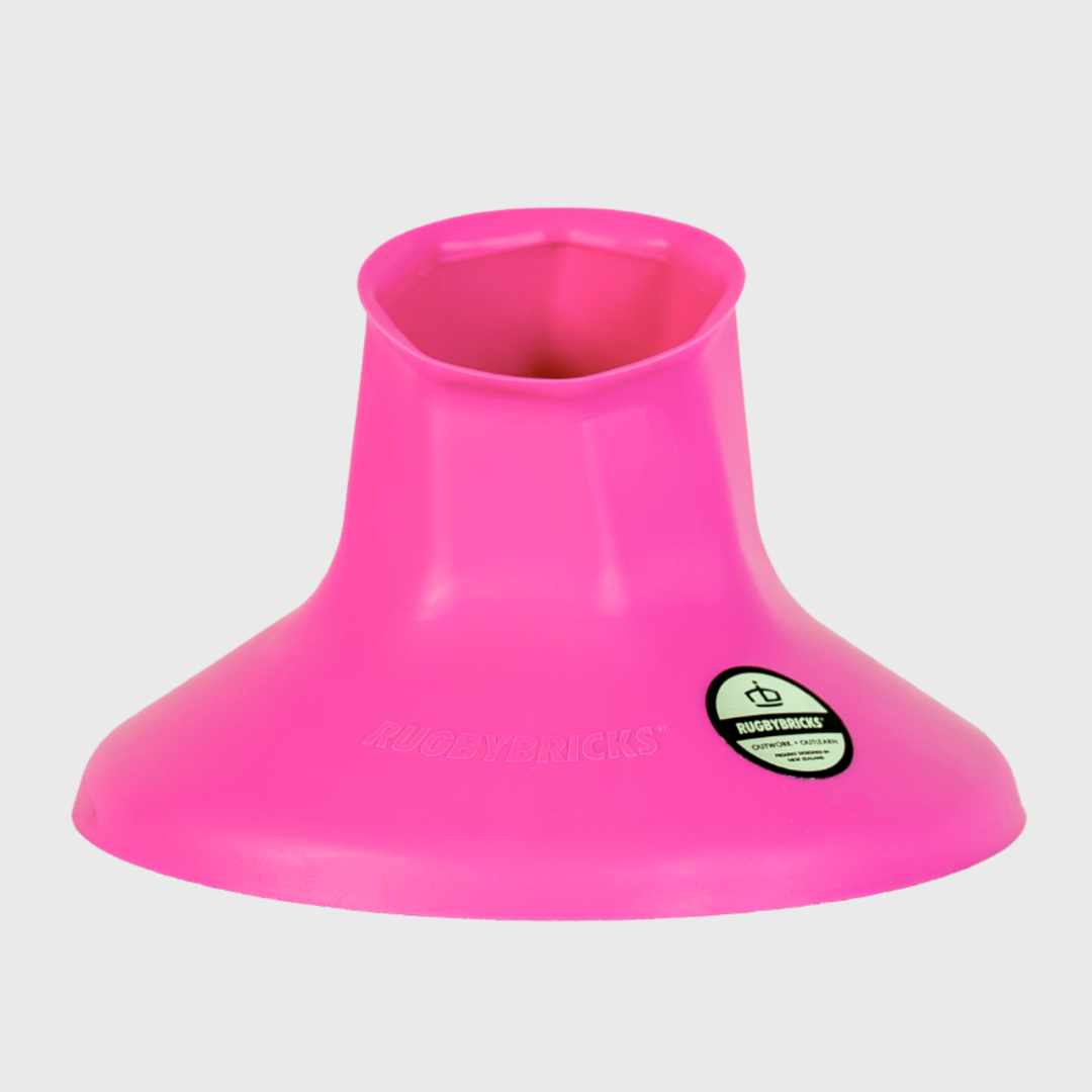 Rugby Bricks Vortex Mid Kicking Tee Hot Pink - Rugbystuff.com