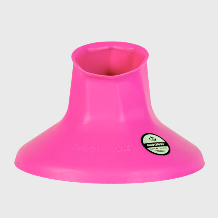 Rugby Bricks Vortex Mid Kicking Tee Hot Pink - Rugbystuff.com