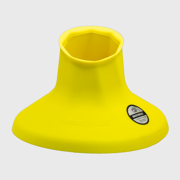 Rugby Bricks Vortex Mid Kicking Tee Neon Yellow - Rugbystuff.com