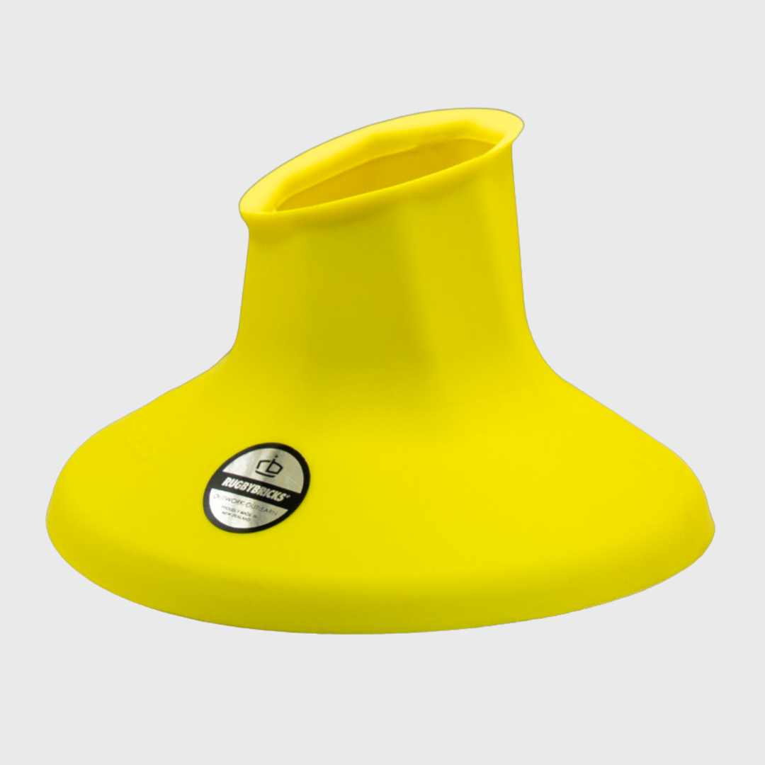Rugby Bricks Vortex Mid Kicking Tee Neon Yellow - Rugbystuff.com