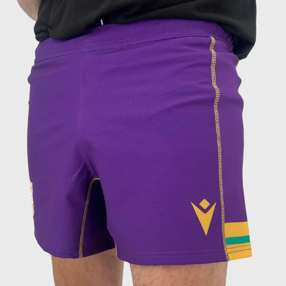 Macron NOLA Gold MLR Away Rugby Shorts 2025 - Rugbystuff.com