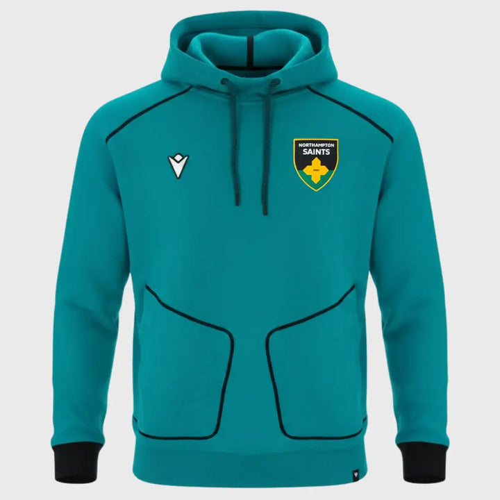 Macron Northampton Saints Athleisure Hoody 2025/26 - Rugbystuff.com