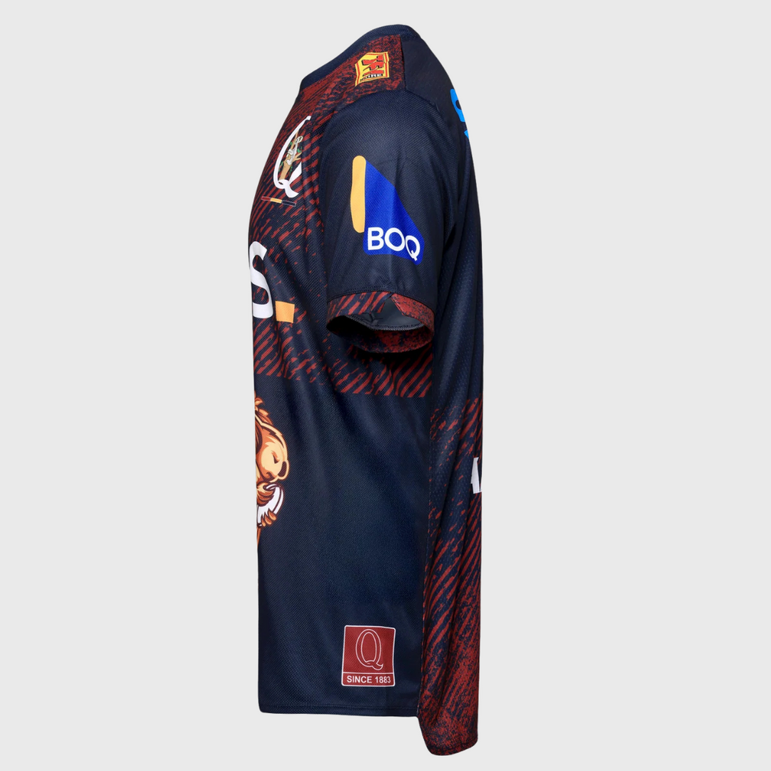 Canterbury Queensland Reds Men's British & Irish Lions Warm Up Tee - Rugbystuff.com