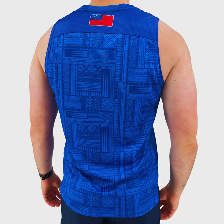 Dynasty Lakapi Samoa Men's Training Singlet - Rugbystuff.com
