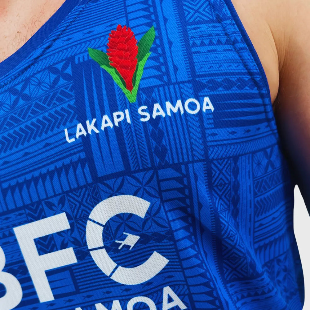 Dynasty Lakapi Samoa Men's Training Singlet - Rugbystuff.com
