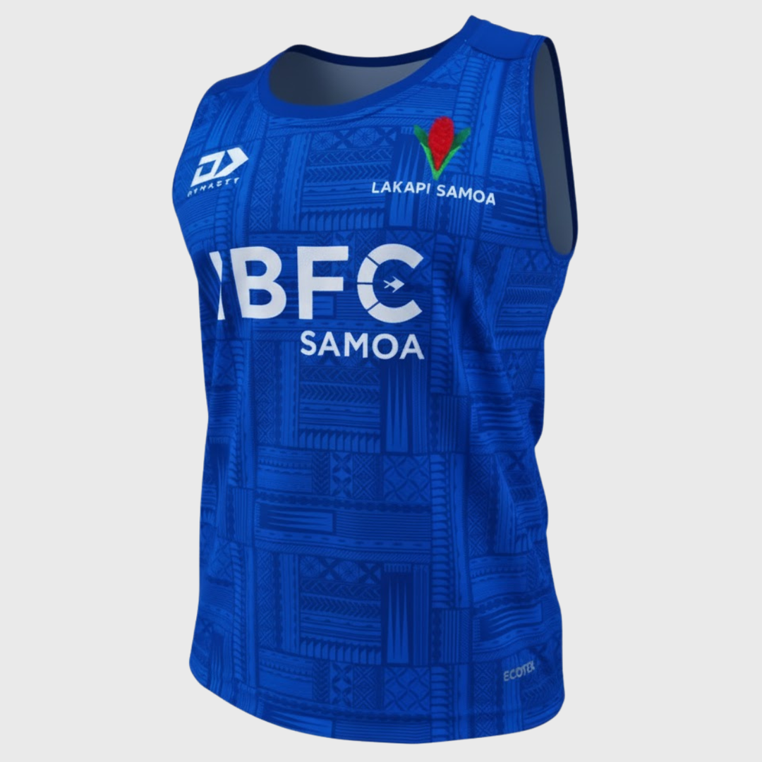 Dynasty Lakapi Samoa Men's Training Singlet - Rugbystuff.com